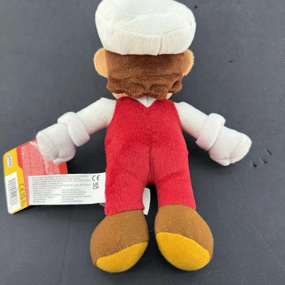 Super Mario Movie Fire Mario Plush Stuffed Doll Toy 9